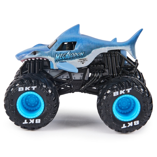 Imagine Monster Jam mașinuța metalică Megalodon scara 1 la 64