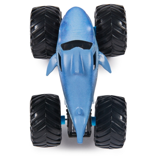 Imagine Monster Jam mașinuța metalică Megalodon scara 1 la 64