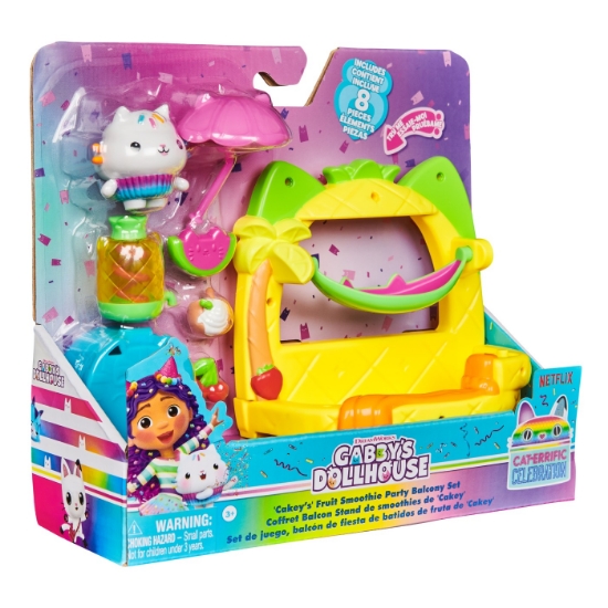 Imagine  GABBYS DOLLHOUSE SET BALCON PENTRU PETRECEREA CU SMOOTHIE A LUI CAKEY