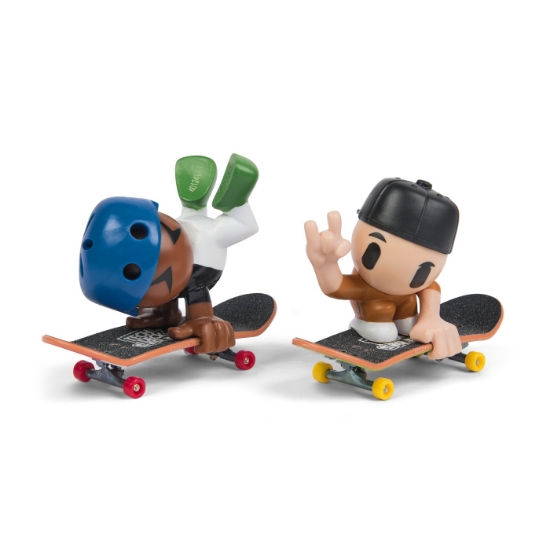 Imagine Tech Dech SK8 Crew Pachet 2 seturi placă și figurină 9.6 cm șapcă neagră și cască albastră