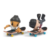 Imagine TECH DECH SK8 CREW PACHET 2 SETURI PLACA SI FIGURINA 9.6CM SAPCA NEAGRA SI CASCA NEAGRA