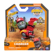 Imagine PATRULA CATELUSILOR RUBBLE AND CREW FIGURINA CHARGER 5CM