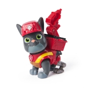 Imagine PATRULA CATELUSILOR RUBBLE AND CREW FIGURINA CHARGER 5CM