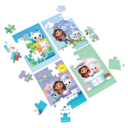 Imagine GABBYS DOLLHOUSE SET 4 PUZZLE DIN LEMN