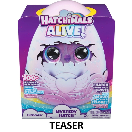 Imagine HATCHIMALS ALIVE MISTERY HATCH OU PUFFICORN