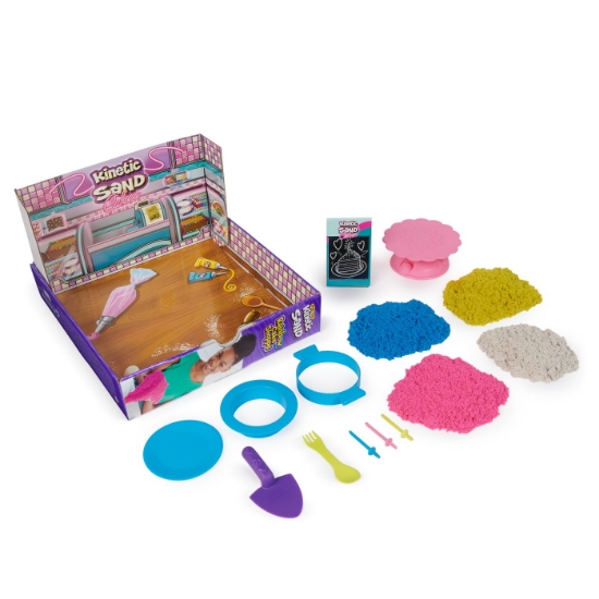 Imagine Kinetic Sand Set Nisip Cofetăria Curcubeu