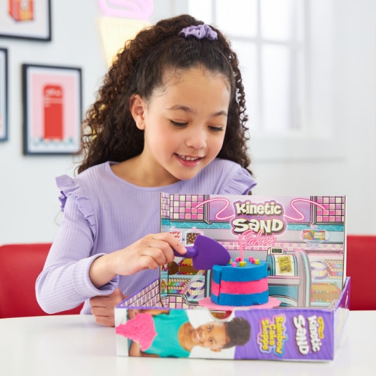 Imagine Kinetic Sand Set Nisip Cofetăria Curcubeu
