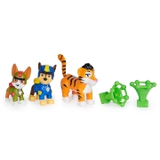 Imagine PATRULA CATELUSILOR JUNGLE PUPS SET 3 FIGURINE CHASE TRACKER SI TIGRUL