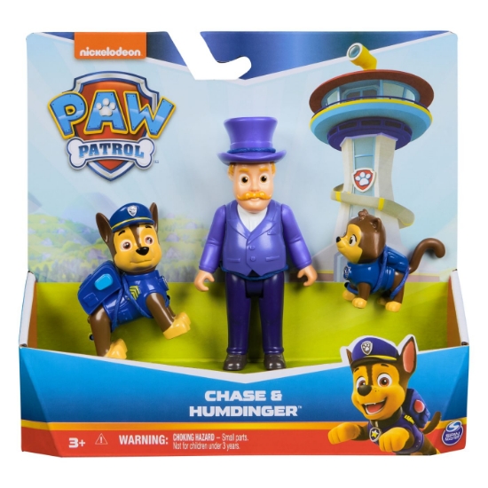 Imagine PATRULA CATELUSILOR SET FIGURINE EROI DE SALVARE CHASE SI HUMDINGER