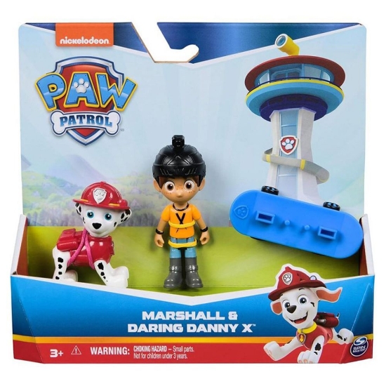 Imagine PATRULA CATELUSILOR SET FIGURINE EROI DE SALVARE MARSHALL SI DARING DANNY X