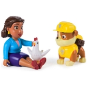 Imagine PATRULA CATELUSILOR SET FIGURINE EROI DE SALVARE RUBBLE SI MAYOR GOODWAY