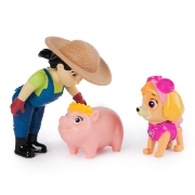 Imagine PATRULA CATELUSILOR SET FIGURINE EROI DE SALVARE SKYE SI FARMER YUMI