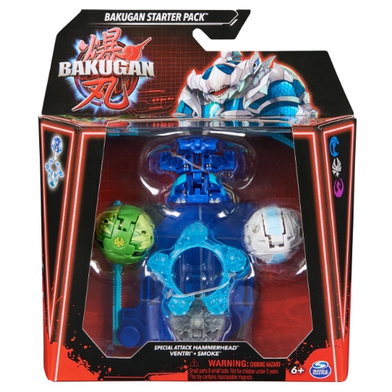 Imagine BAKUGAN STARTER PACK HAMMERHEAD VENTRI SMOKE
