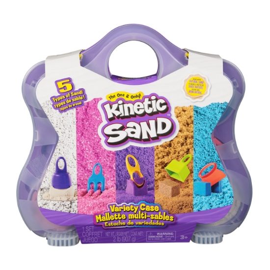 Imagine KINETIC SAND SET GEANTA PENTRU PLAJA VARIETY CASE