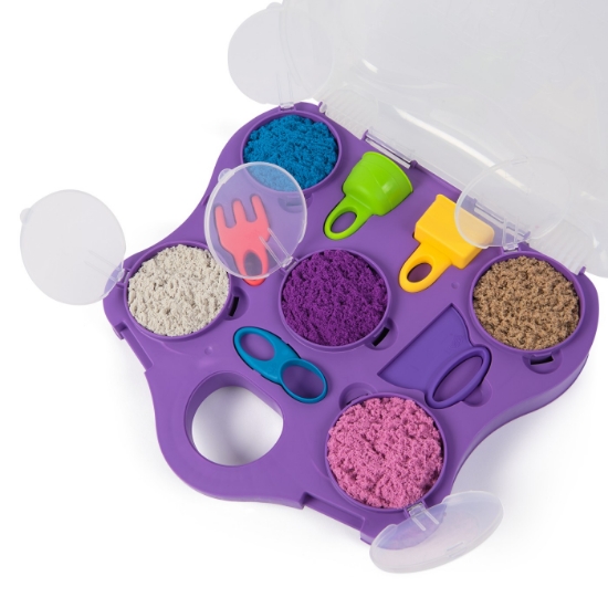 Imagine Kinetic Sand set geantă pentru plajă Variety Case