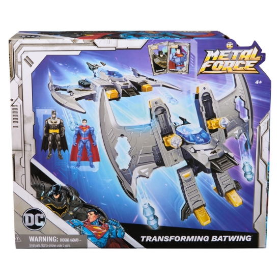 Imagine BATMAN DC METAL FORCE BATWING TRANSFORMABIL