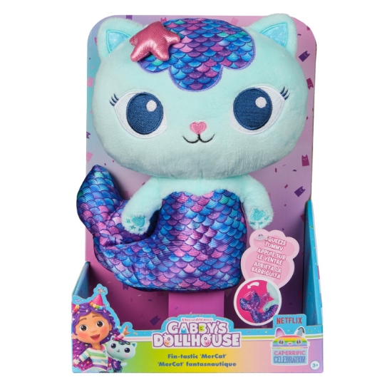 Imagine GABBYS DOLLHOUSE JUCARIE DE PLUS PISIRENA FINTASTIC 25CM