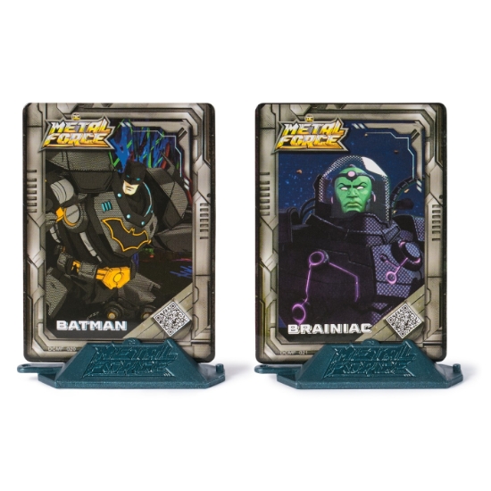 Imagine DC METAL FORCE SET FIGURINE DE ACTIUNE BRAINIAC VS BATMAN