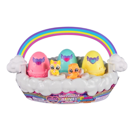 Imagine HATCHIMALS ALIVE NEON RAINBOW SET COSULET DE OUA