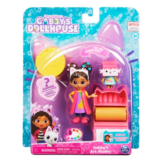Imagine GABBYS DOLLHOUSE SET STUDIOUL DE ARTA AL LUI GABBY