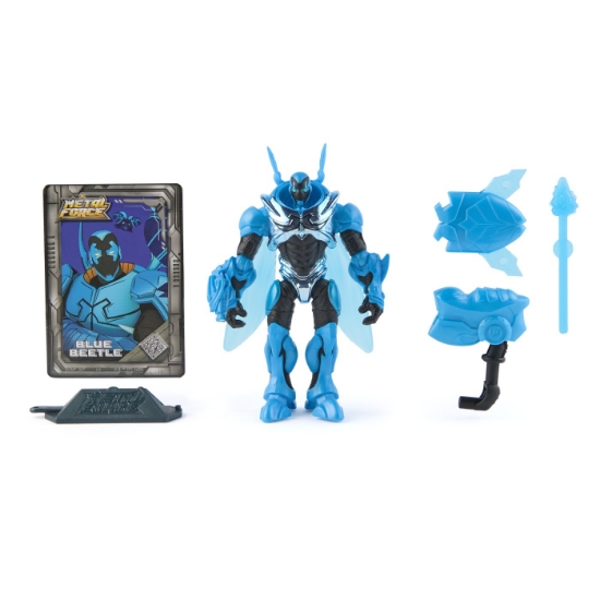Imagine BATMAN DC EROII METAL FORCE FIGURINA BLUE BEETLE 10CM