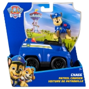 Imagine PATRULA CATELUSILOR SET VEHICUL DE BAZA PATROL CRUISER SI FIGURINA CHASE
