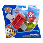 Imagine PATRULA CATELUSILOR ACTION PUPS SET VEHICUL DE SALVARE HOVERBOARD SI FIGURINA MARSHALL 5 CM