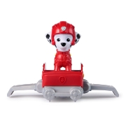 Imagine PATRULA CATELUSILOR ACTION PUPS SET VEHICUL DE SALVARE HOVERBOARD SI FIGURINA MARSHALL 5 CM