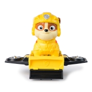Imagine PATRULA CATELUSILOR ACTION PUPS SET VEHICUL DE SALVARE HOVERBOARD SI FIGURINA RUBBLE 5 CM