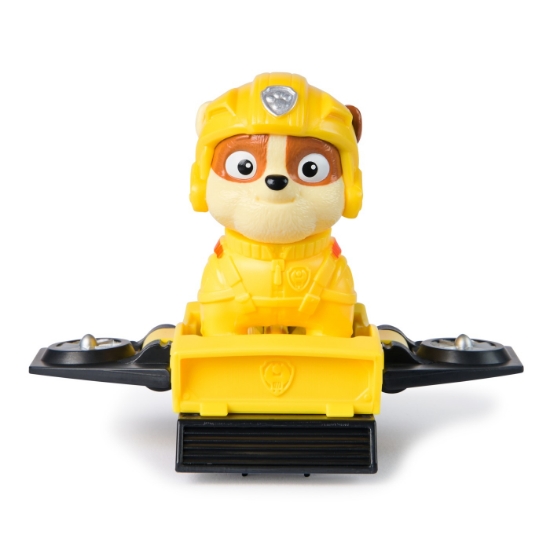 Imagine Patrula Căţeluşilor Action Pups set vehicul de salvare hoverboard și figurină Rubble 5 cm