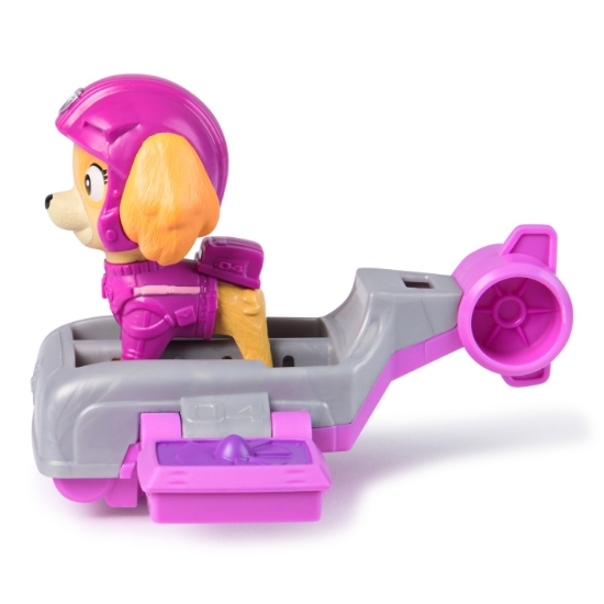Imagine Patrula Căţeluşilor Action Pups set vehicul de salvare hoverboard și figurină Skye 5 cm