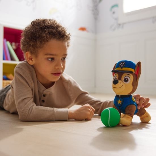 Imagine Patrula Cățelușilor jucărie de pluș Chase 17cm