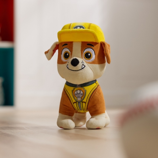 Imagine Patrula Cățelușilor jucărie de pluș Rubble 17cm