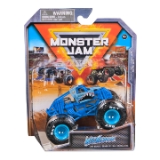 Imagine MONSTER JAM MASINUTA METALICA MEGALODON ALBASTRU SCARA 1 LA 64