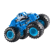 Imagine MONSTER JAM MASINUTA METALICA MEGALODON ALBASTRU SCARA 1 LA 64
