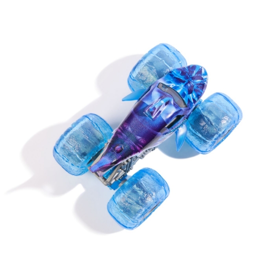 Imagine Monster Jam mașinuța metalică Megalodon mov scara 1 la 64