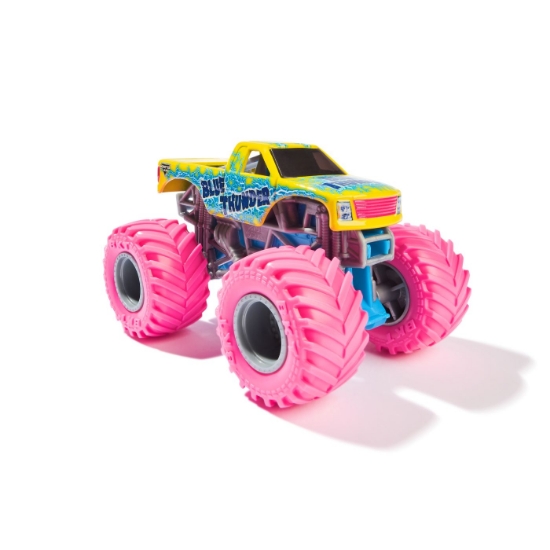 Imagine Monster Jam mașinuța metalică Blue Thunder scara 1 la 64