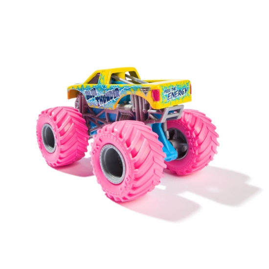 Imagine Monster Jam mașinuța metalică Blue Thunder scara 1 la 64