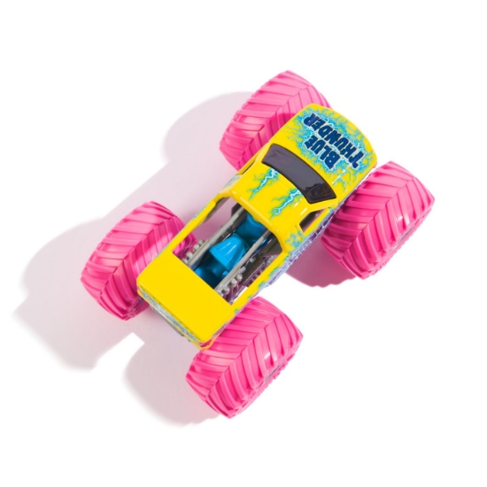 Imagine Monster Jam mașinuța metalică Blue Thunder scara 1 la 64