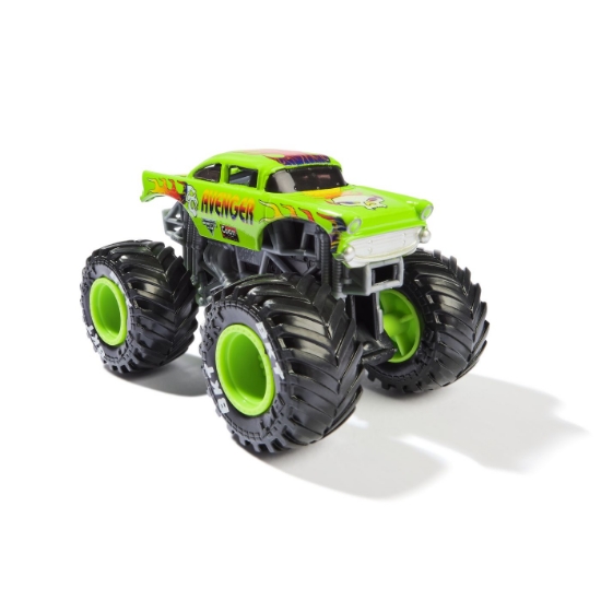 Imagine Monster Jam mașinuța metalică Avenger scara 1 la 64