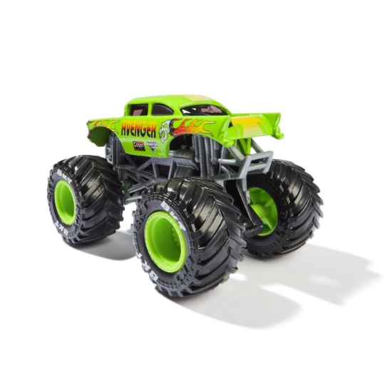 Imagine Monster Jam mașinuța metalică Avenger scara 1 la 64