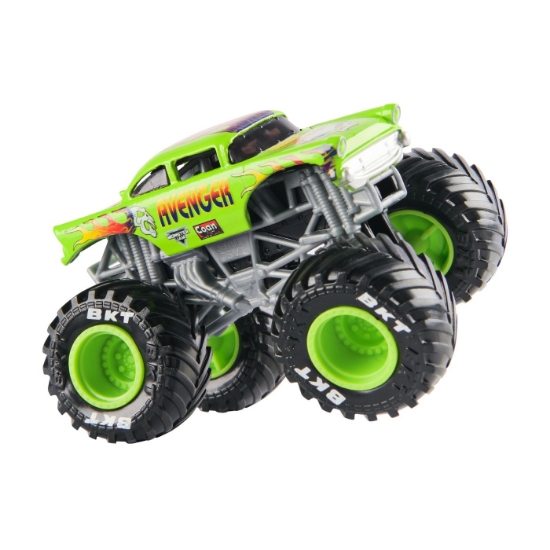 Imagine Monster Jam mașinuța metalică Avenger scara 1 la 64