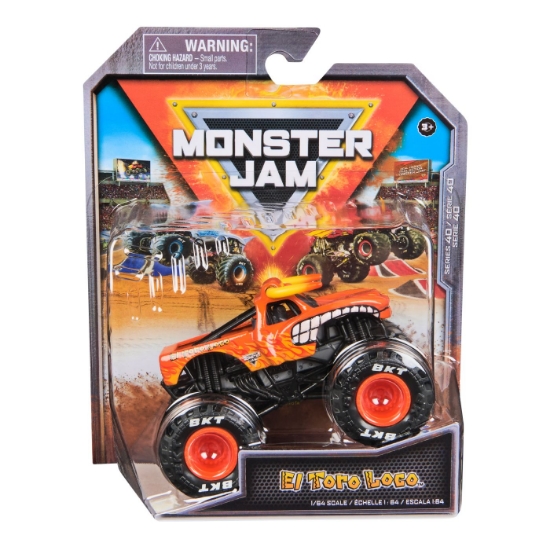 Imagine MONSTER JAM MASINUTA METALICA EL TORO LOCO SCARA 1 LA 64