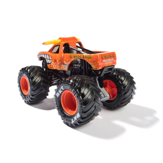 Imagine Monster Jam mașinuța metalică El Toro Loco scara 1 la 64