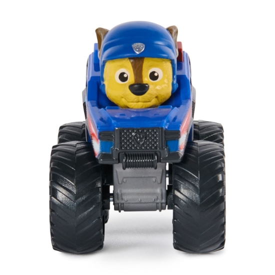 Imagine Patrula Căţeluşilor Pup Squad Racers Rescue Wheels vehicul metalic Chase scara 1:55