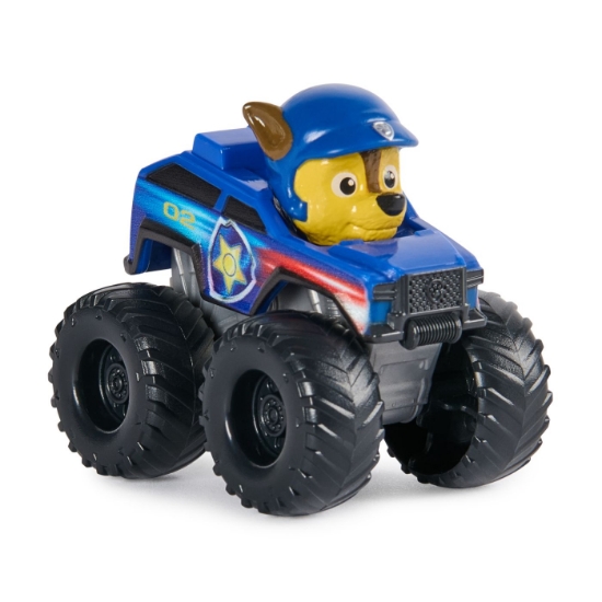 Imagine Patrula Căţeluşilor Pup Squad Racers Rescue Wheels vehicul metalic Chase scara 1:55