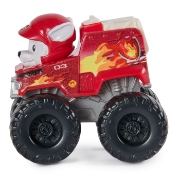 Imagine PATRULA CATELUSILOR PUP SQUAD RACERS RESCUE WHEELS VEHICUL METALIC MARSHALL SCARA 1:55