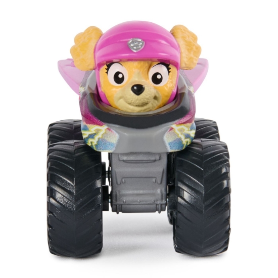 Imagine Patrula Căţeluşilor Pup Squad Racers Rescue Wheels vehicul metalic Skye scara 1:55