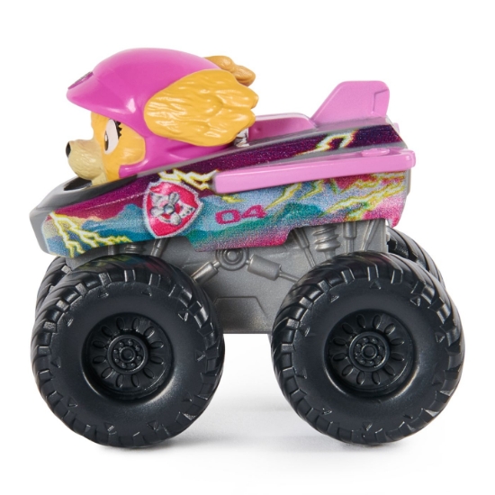 Imagine Patrula Căţeluşilor Pup Squad Racers Rescue Wheels vehicul metalic Skye scara 1:55