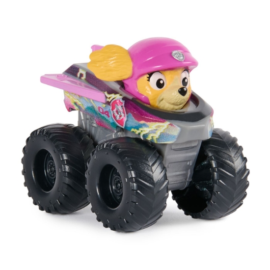 Imagine Patrula Căţeluşilor Pup Squad Racers Rescue Wheels vehicul metalic Skye scara 1:55